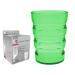 Dr. Bone's Therapeutics 200 ml Clear Non Spill Cup Portable Travel Mug for Children Elderly and Disabled Adult Drinking Cup/Beaker/Mug/Sippy Cup for Disabled Adults for Better Grip (Green)