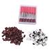 FOMIYES 1 Set Set Sanding Bands for Nail Drill Nail Sander Bit Electric Nail Drill Sanding Bands Nail Polishing Drill Sanding Band Sleeves Nail Grind Head Nail Art Equipment Major Supplies medium Assorted Color