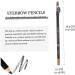 BIUDECO 16 Pcs Pencil Sharpener Eyebrow Pencil Lasting Eyebrow Pencil Waterproof Eyebrow Pen Black Wooden - Buy Online on GoSupps.com