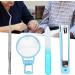 Elderly Nail Clippers with 2x Magnifying Glass Ergonomic Design for Fingers and Toenails - Buy Online on GoSupps.com