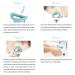 Silicon Eye Wash Cup Kit | Gentle Manual Air Pressure Eye Cleaner | Effective Eye Rinse | Soothes Tired Eyes | Transparent with Storage Container | Blue - Buy Online on GoSupps.com