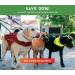 Spot the Dog Reflective Vest - High Visibility Safety Apparel for Large Dogs | Fluorescent Orange | Easy Fastening Closure - Buy Online on GoSupps.com