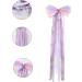 Husalsea Stylish Large Purple Bow Soft Ribbon Suitable for Women and Girls - Buy Online on GoSupps.com