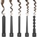 Culwad 5 in 1 Curling Wand Set - Multifunctional Ceramic Coating & Glove - 7-Part International Shipping - Buy Online on GoSupps.com