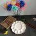 8 Inch Porcelain Watercolor Palette - 13-Well Mixing Tray for Gouache, Acrylic, and Oil Painting - Buy Online on GoSupps.com