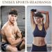 URAQT Sports Headband 4Pcs Set - Non-Slip Cotton Headbands for Fitness, Running, Cycling, Yoga - Unisex Sweatband for Men and Women - Buy Online on GoSupps.com