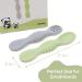 4 Pack Baby Silicone Spoons First + Second Stage Spoons Baby Feeding Spoons BPA Free Self Feeding Baby Spoons Baby & Toddler Utensil o1baby (Grey Green) - Buy Online on GoSupps.com
