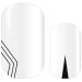 Avoa Beauty nail film -"Wide Awake" tribal minimal lines transparent design 16 thin self -adhesive long -lasting nail wraps