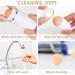 Portable Oil Control Roller with Volcanic Ball and Cleaning Sponge - White | Reusable Oil Absorbing Volcanic Roller - Buy Online on GoSupps.com