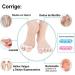 Soft Gel Toe Separator for Bunion Correction and Pain Relief - Reusable Toe Spacer for Women, Men, and Adults (White) - Buy Online on GoSupps.com