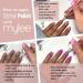 MYGEL by Mylee Nail Gel Polish Autumn/Winter Collection 8x10ml Colours + Top & Base Coat UV/LED Soak-Off Nail Art Manicure Pedicure for Professional Salon & Home Use - Long Lasting & Easy to Apply - Buy Online on GoSupps.com