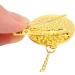 Hyuduo Golden Baby Pacifier - Personalized Curved Design Safe Materials & Clips for Newborns (6-18 Months) - Healthy Bling Essential (K) - Buy Online on GoSupps.com