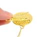 Glittering Golden Baby Pacifier with Clips - Curved Design 26 Letters for 6-18 Months (Letter F) - International Shipping - Buy Online on GoSupps.com