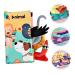 Bestonzon 2-Piece Fabric Crinkle Baby Books - Montessori Learning Toys & Puzzle Books for Toddlers | International Shipping - Buy Online on GoSupps.com