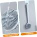 Silicone Back Scrub Brush with Handle - Bath Tub & Shower Cleaning Scrubber for Men - Buy Online on GoSupps.com
