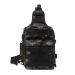 Huntvp Tactical breast pocket military shoulder bag water -repellent Sling backpack crossbody bag multifunction for fishing sports camping bike outdoor camouflage