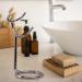 Fenteer Shaving Brush Stand Holder - Dark Silver Men s Organizer for Home & Barber Shower - International Shipping Available - Buy Online on GoSupps.com