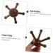 Gleavi 4-Piece Massage Device Set - Five Claws Scalp Massager & Trigger Point Brush for Deep Relaxation | Wenge Handy Tools - Buy Online on GoSupps.com