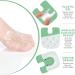 20-Piece U-Shaped Callus Pads for Feet - Self-Adhesive & Waterproof Corn Protectors for Shoes - Reusable Gel Foot Cushions - Buy Online on GoSupps.com