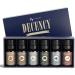 ASAKUKI Essential Oils Gift Set Premium Fragrance Oils for Gentlemen, Candle & Soap DIY Making - Sandalwood, Cedarwood, Frankincense, Teakwood, Sweet Tobacco, Bay Rum, 10ML Wood Scents