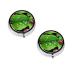 (Leaves and Ladybugs) Round Pill Box 3 Compartment Pill Box Mini Decorative Pocket Purse Portable Travel Medicine Tablet Vitamin Holder Organizer Pill Case