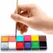 Beauty Makeup Brushes Kit 6 Pieces per Set Colorful Paint Brushes for Body Face Makeup Cosmetic Art Paint Tools - Buy Online on GoSupps.com