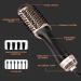 Beautimeter 3-in-1 Hot Air Brush & Hair Dryer - Ionic Volumizer for Straightening & Curling, 1000W - Black & Gold - Buy Online on GoSupps.com