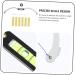 Mipcase 1pc Level Measure Metal Premium Auxiliary Eyebrow Ruler Line Tool Measuring Marker Shaping medium Silver - Buy Online on GoSupps.com
