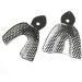 UINMYREO Stainless Steel Impression Trays - Set of 6 Pairs for Denture Orthodontics - Buy Online on GoSupps.com