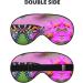 Buy Floral Butterfly Print Double-Sided Eye Mask | Soft Light Blocking Sleep Mask for Better Sleep Quality - Buy Online on GoSupps.com