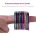 dijiusidy 30 Pieces Nail Art Sticker Removable Crafting Decorations Exquisite Striping Tape Manicure Line Strips Decor Supplies - Buy Online on GoSupps.com