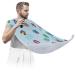 Beard Bib Apron Beard Bib Hair Catcher for Men Shaving and Trimming Non-Stick Waterproof Beard Cape Grooming Cloth Owls Paint