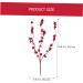 ABOOFAN 15 Pcs Simulation Red Berry Artificial Berries Stems Household Decor Home Decor Artifical Flower Arrangement Faux Berry Stems Plant Vase Fake Berry Stem Christmas Red Berries Iron - Buy Online on GoSupps.com