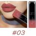 Matte Lipstick HERBENJOY Lipgloss Liquid Blush Lipsticks For Women Long Lasting Waterproof Non-Stick Cup Not Fade High Pigmented Velvet Lipstain (#03) - Buy Online on GoSupps.com