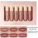 Beteligir 6Pcs Matte Liquid Lipstick Set 6 Nude Colors Matte liquid Long-Lasting Non-Stick Cup Not Fade Waterproof Lip Gloss Set for Women Makeup (B) - Buy Online on GoSupps.com
