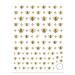 2sheets Fly Insect 3D Nail Stickers Decals Self-adhensive DIY Tip Charm Design Bee Nail Art Sticker Wraps Perfect Decorations Luxury Nail Stickers(Bee)