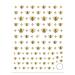 2sheets Fly Insect 3D Nail Stickers Decals Self-adhensive DIY Tip Charm Design Bee Nail Art Sticker Wraps Perfect Decorations Luxury Nail Stickers(Bee)