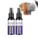 INHLUGLK Multipurpose Rust Remover Spray Anti Rust Inhibitor Derusting Spray Car Rust Removal Spray Metal Paint Cleaner Spray Remover Cleaning (2PCS)