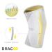 BRACOO Knee Brace Compression Sleeve with Side Stabilizers - Arthritis Pain Relief & Injury Recovery Support for Men and Women - Lightweight & Breathable - Gray Pair (Size L) - Buy Online on GoSupps.com