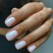 Justotry 24 pieces beige white single -colored angular nails to stick on short glossy press on nails with adhesive pads artificial nails fake nails square artificial nails for women white & solid2