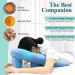 Prone Pillow for Sleeping After Eye Surgery - Arm Hole & Massage Head Cradle - Vitrectomy & Retinal Detachment Recovery - Stomach Sleeper - Blue - Buy Online on GoSupps.com