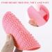Silicone Makeup Brush Cleaning Pad - Cosmetic Cleaner for Valentines Day (2 Pack - Green & Pink) - Buy Online on GoSupps.com