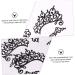 Beavorty 3 Pairs Lace Eyeliner Stickers Glitter Eyeliner Halloween Party Favor Masquerade Party Makeup Black 13X6cm Black - Buy Online on GoSupps.com