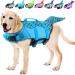 Emust dogs life jacket adjustable small/medium -sized/large dog fuses for water safety pets for water safety.
