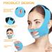 Lose Weight & Lift Skin with V Facial Mask - Effective Double Chin Removal | Slimming Face Mask (Blue) - Shop Now! - Buy Online on GoSupps.com