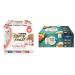 Fancy Feast Wet Cat Food Collection Variety Pack 3 Flavours - 85 g Can (30 Pack) & Medleys Wet Cat Food Pate Collection Variety Pack 3 Flavours - 85 g Can (12 Pack)