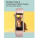 ASIAMENG Fitness Tracker IP68 Waterproof  Fitness Watch with Built-in Alexa Heart Rate Blood Oxygen Monitor Sleep Tracker Step Counter Customized Watch Face  Sport Watch for Men Women Pink - Buy Online on GoSupps.com