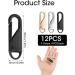 12-Piece Metal Zipper Pull Repair Set | Universal 35x10mm Zipper Trailers for Jackets Pockets Luggage & Wallets - 3 Colors - Buy Online on GoSupps.com