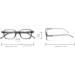 Gian Marco Venturi Unisex Sondrio Reading Glasses - Grey M | International Shipping Available - Buy Online on GoSupps.com