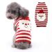 Petcare dog sweater Christmas dog turtleneck sweater Christmas pattern knitwear warm pet sweater for dog puppies party puppy gift for dog Santa Claus S